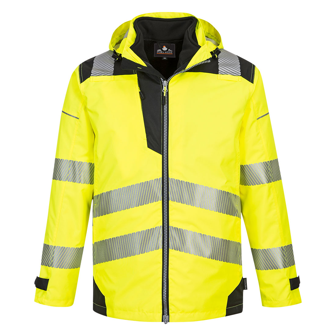 Kurtka ostrzegawcza 3 w 1 PW3 — Yellow/Black - obrazek 4
