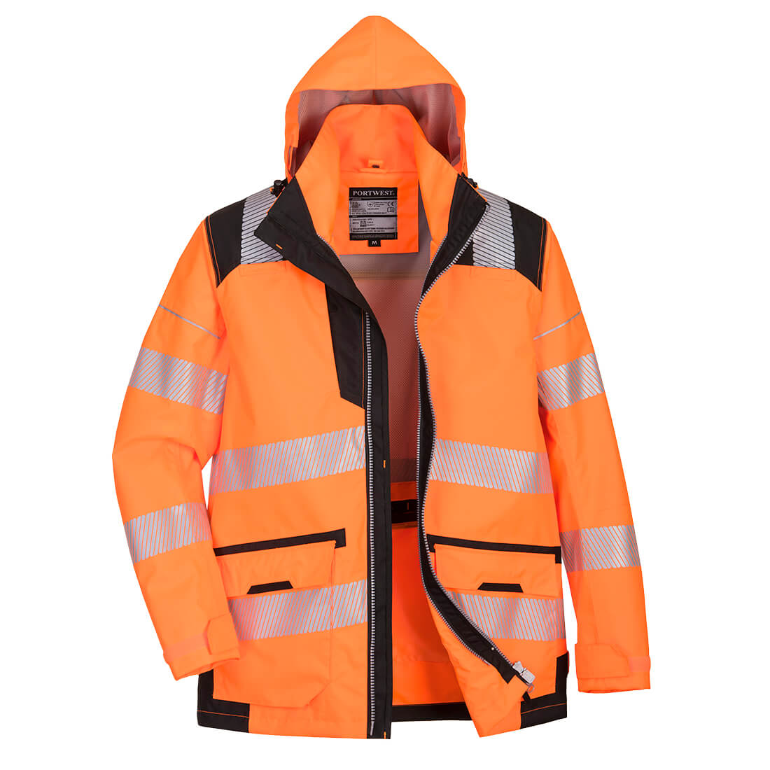 Kurtka ostrzegawcza PW3 5 w 1 — Orange/Black