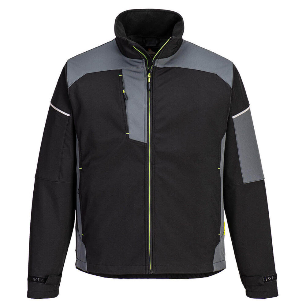 Kurtka Softshell PW3 (3L). — Czarny / Szary Zoom