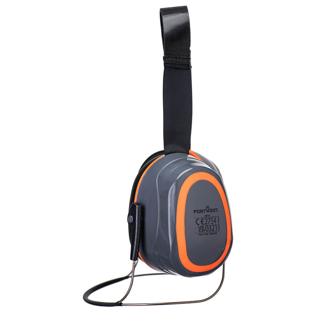 Ochronniki słuchu HV Extreme Neckband — Szary / Pomarańczowy - obrazek 2
