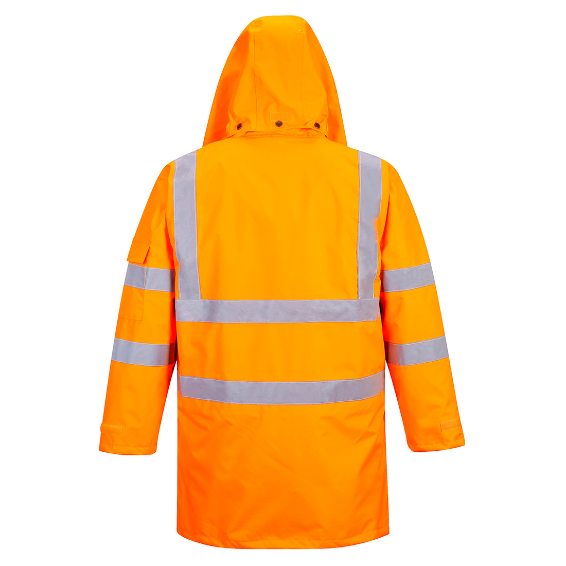 Oddychająca kurtka Hi-Vis do ruchu ulicznego — Orange - obrazek 2