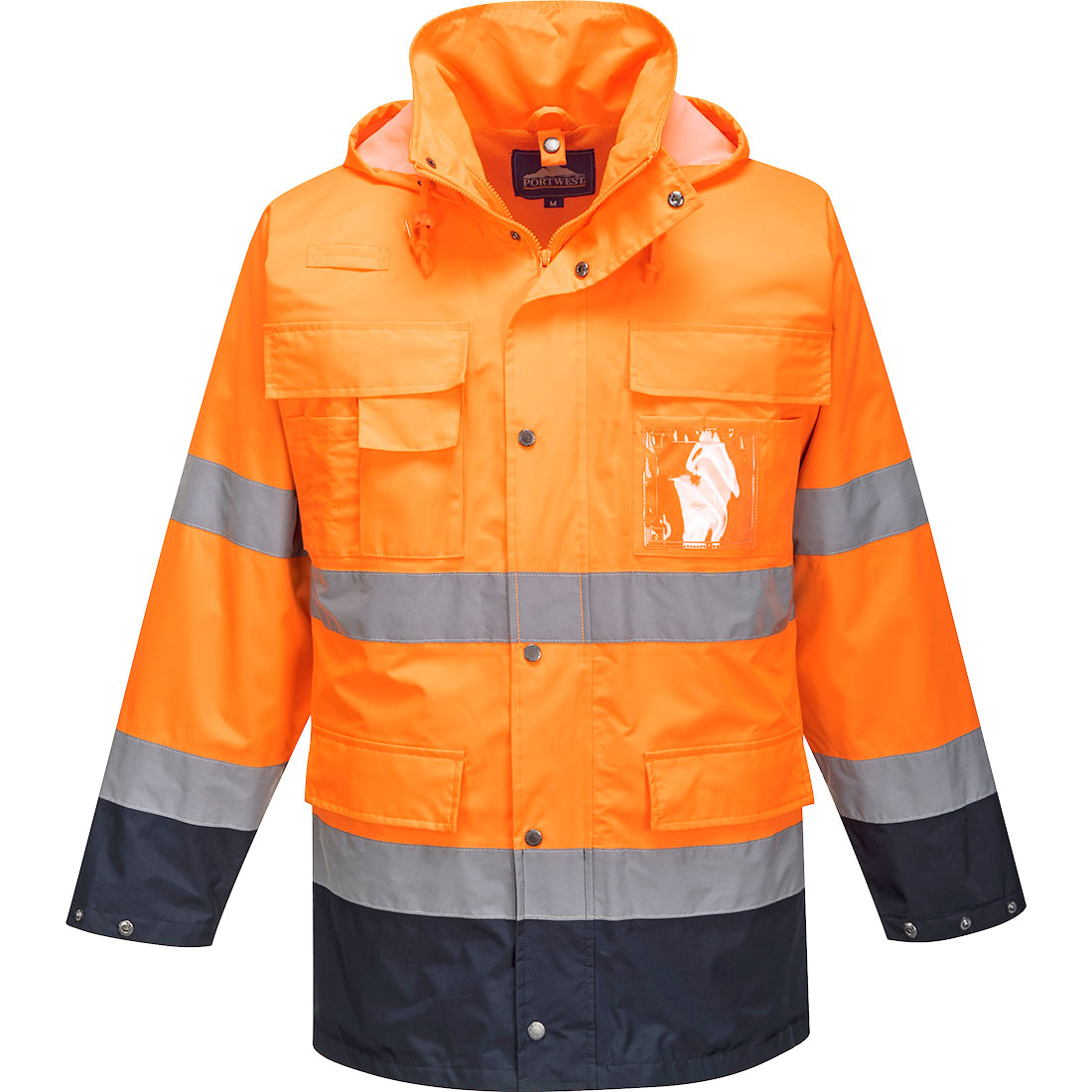 Kurtka Ostrzegawcza 3 w 1 Lite — Orange/Navy - obrazek 2