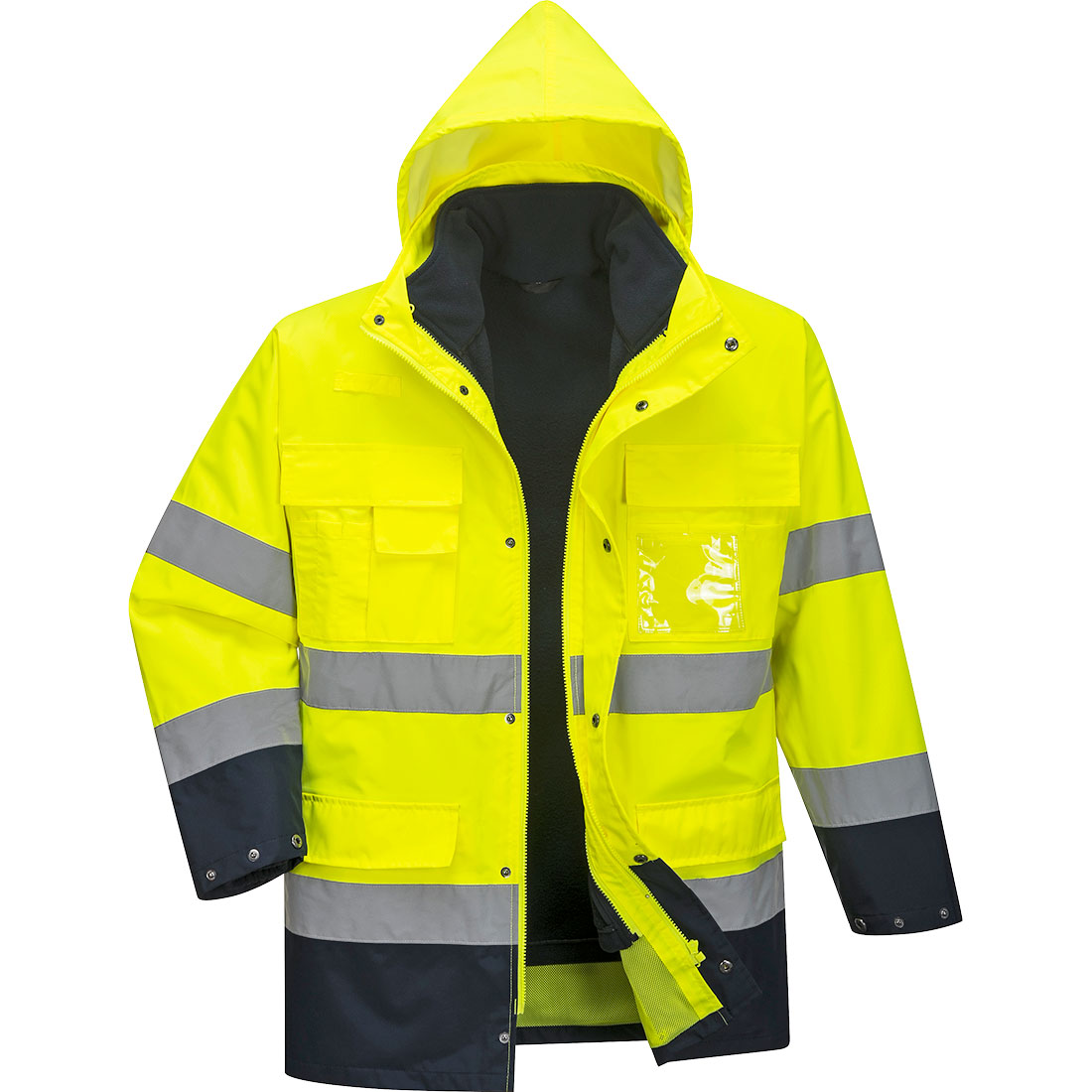 Kurtka Ostrzegawcza 3 w 1 Lite — Yellow/Navy - obrazek 3