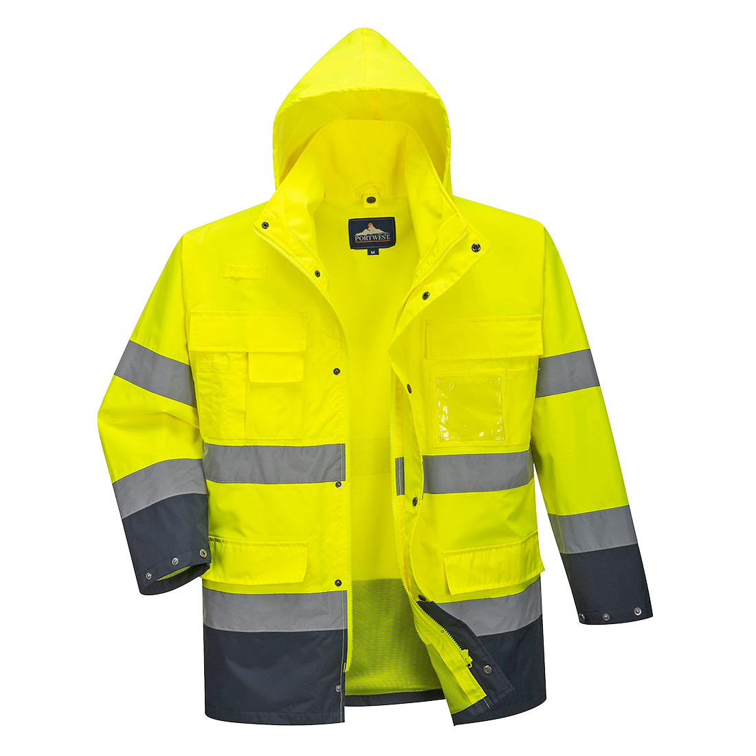 Kurtka Ostrzegawcza 3 w 1 Lite — Yellow/Navy - obrazek 4