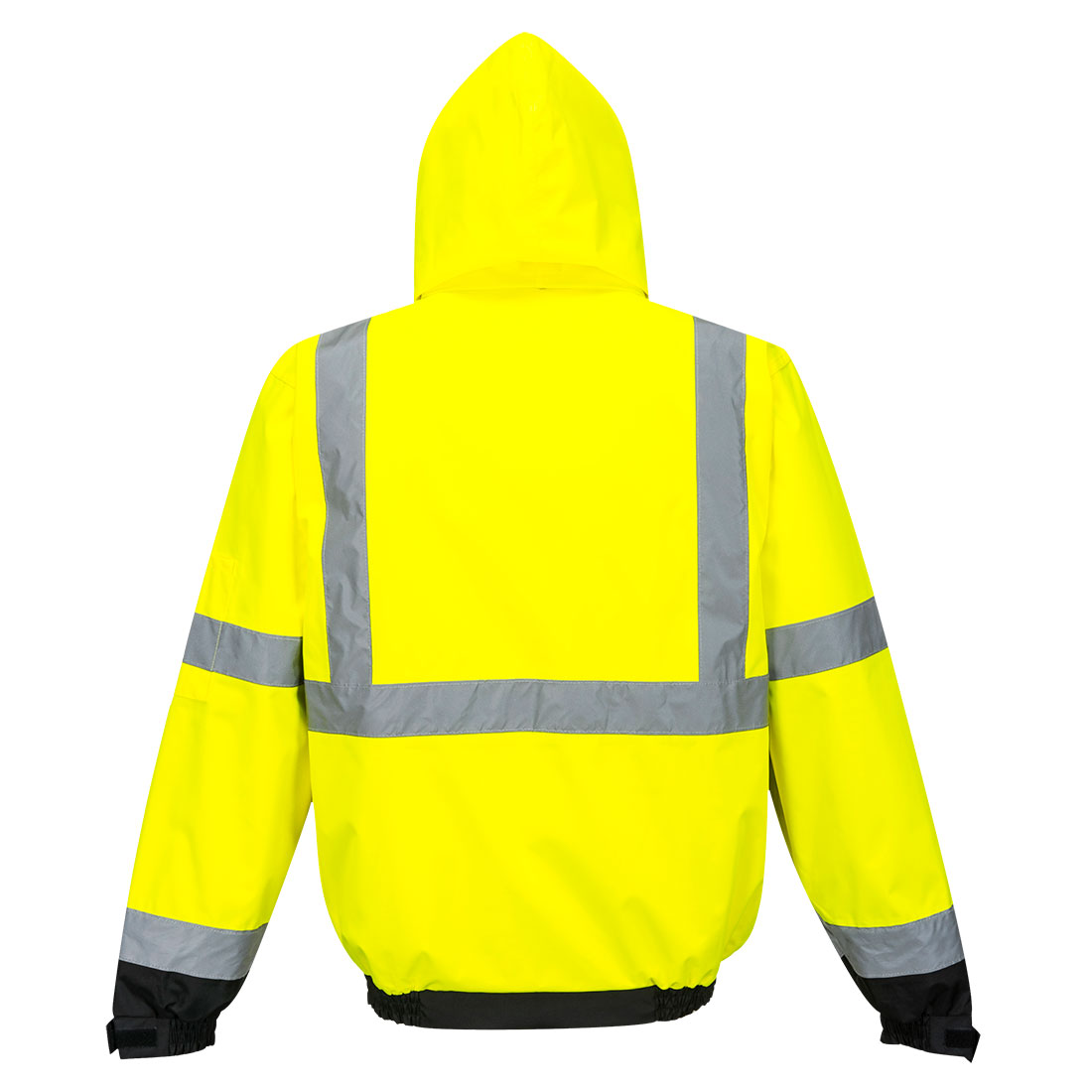 Kurtka ostrzegawcza Bomber 3 w 1 — Yellow/Black - obrazek 2