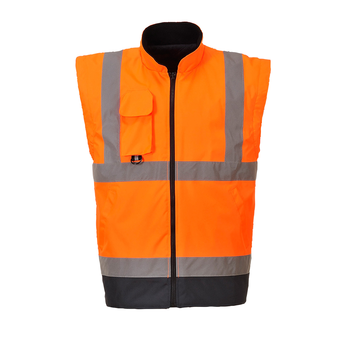 Kontrastowa kurtka ostrzegawcza 7 w 1 Traffic — Orange/Navy - obrazek 3