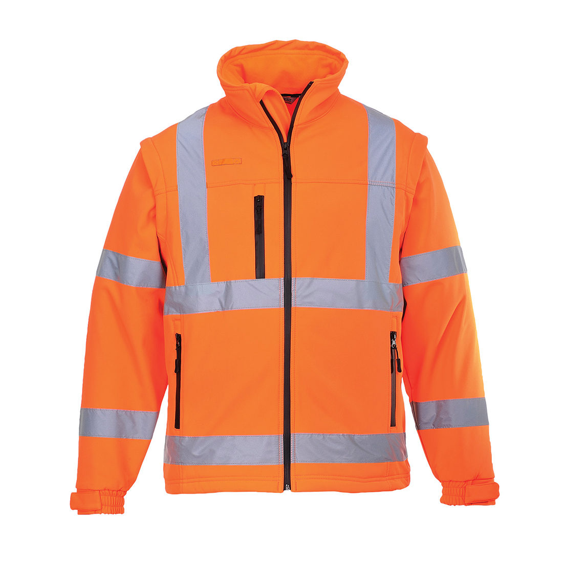 Softshell ostrzegawczy (3 warstwy) — Orange