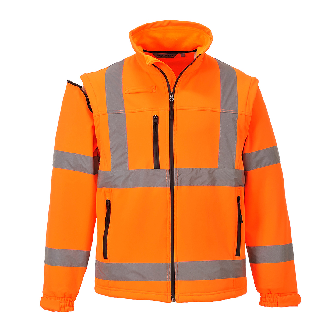 Softshell ostrzegawczy (3 warstwy) — Orange - obrazek 3