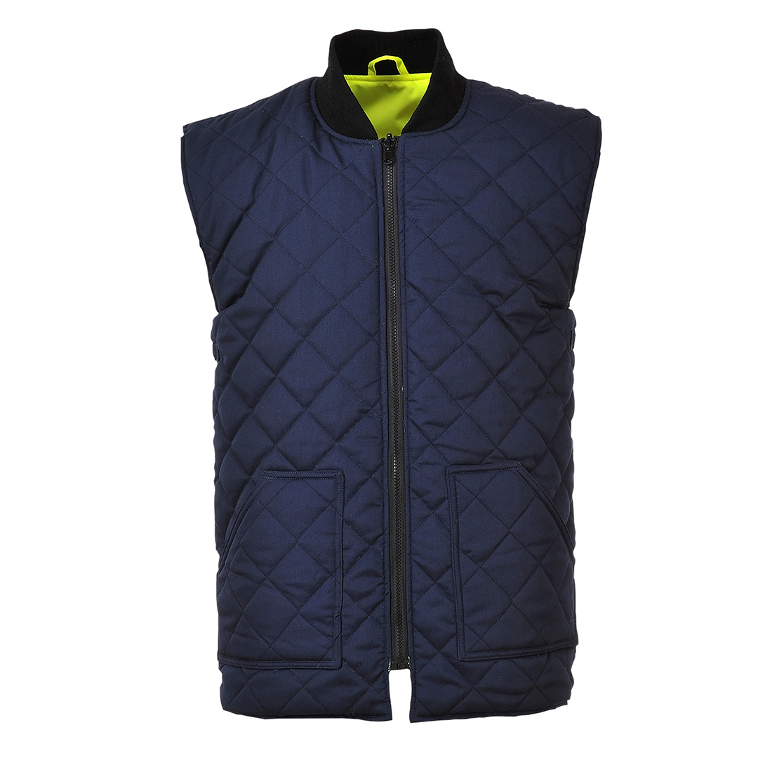 Dwukolorowa kurtka ostrzegawcza 4 w 1 — Yellow/Navy - obrazek 3