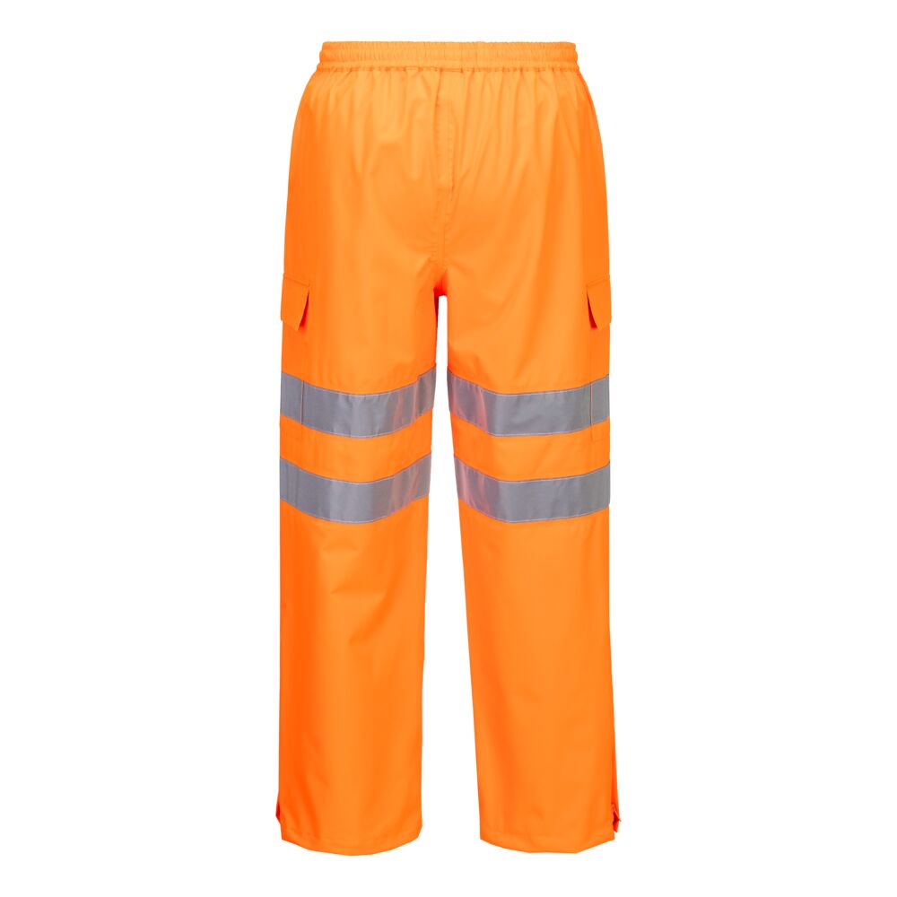 Ostrzegawcze spodnie wodoodporne Extreme Rain (3L) — Pomarańczowy - obrazek 2