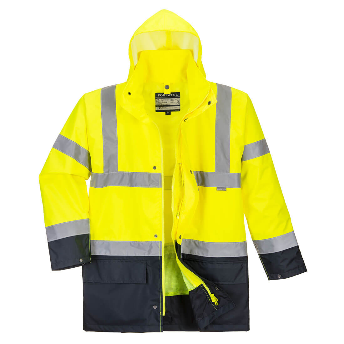 Kurtka ostrzegawcza 5 w 1 Essential — Yellow/Black