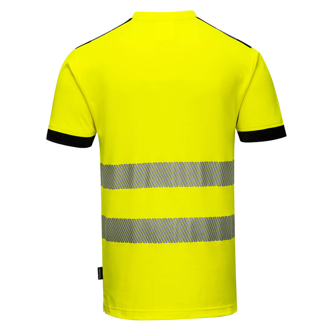 T-Shirt ostrzegawczy PW3 — Żółty / Czarny - obrazek 2