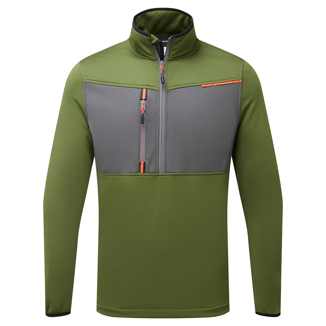 Polar WX3 Half Zip Tech — Oliwkowozielony