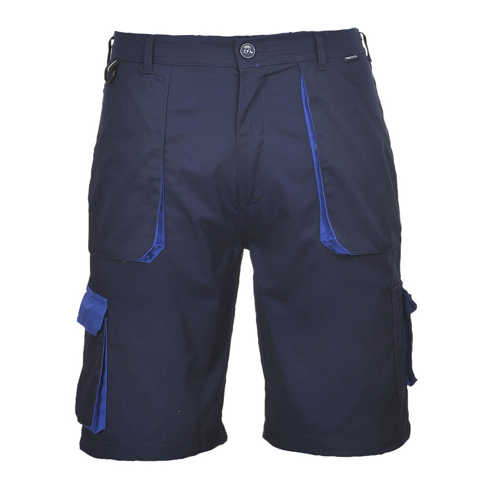 Szorty kontrastowe Portwest Texo — Granatowy