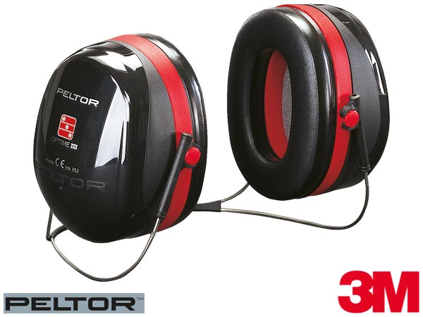Ochronniki słuchu na pałąku nakarkowym Peltor™ OPTIME™ III 3M-OPTIME3-K