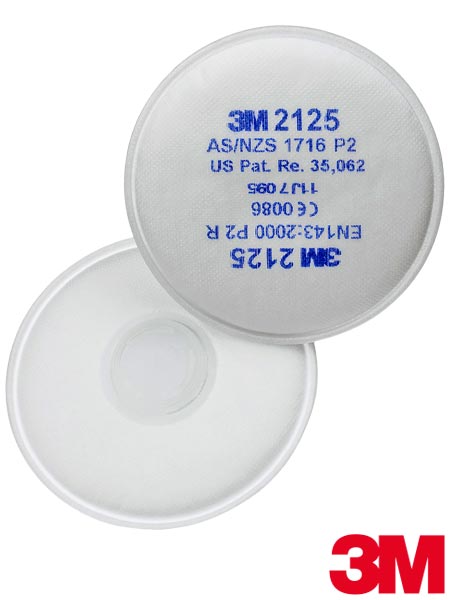 Filtry przeciwpyłowe serii 2000, klasy P2 3M-FI-2000-P2