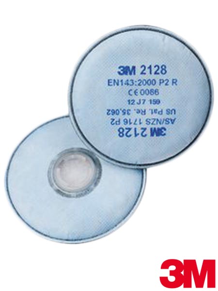 Filtry przeciwpyłowe serii 2000, klasy P2 3M-FI-2000-P2-28