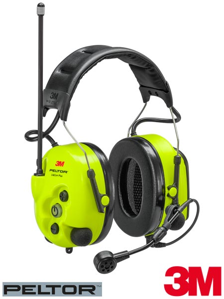 Nauszniki 3M™ PELTOR™ LiteCom Plus PMR - nagłowne 3M-PELTOR-LC