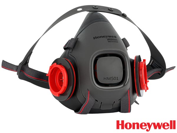 Półmaska HM501 ze złączem bagnetowym i zaworem HW-MAS-HMW501