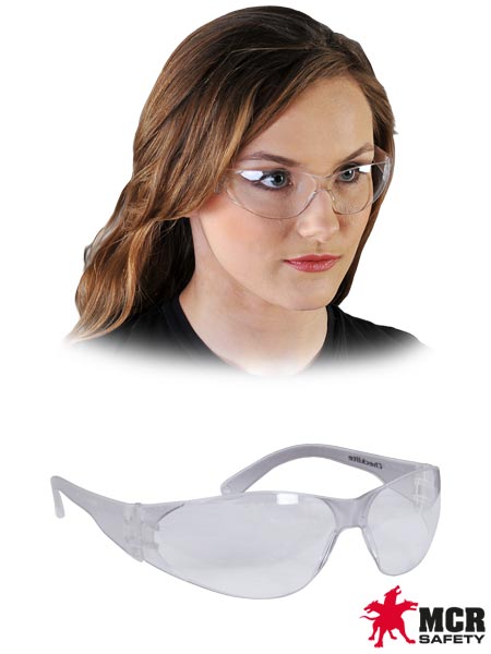Przeciwodpryskowe okulary ochronne w linii CHECKLITE MCR-CHECKLITE - obrazek 3