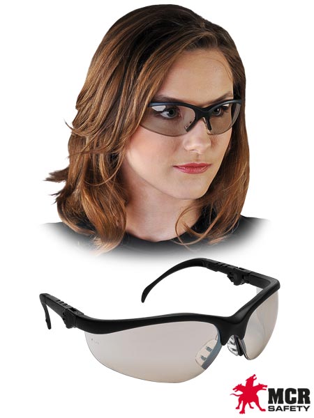 Przeciwodpryskowe okulary ochronne w linii KLONDIKE Plus MCR-KLONDIKEP-F