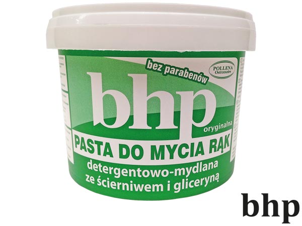 Pasta do rąk 500 g ze ścierniwem BHP-PAS500SCIER