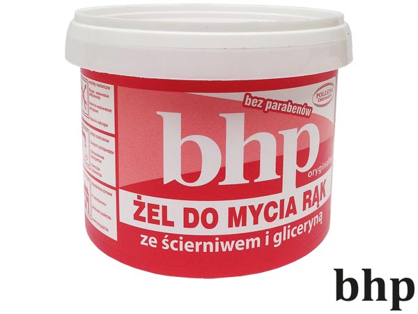 Pasta do rąk 500 g w żelu BHP-PAS500-ZEL