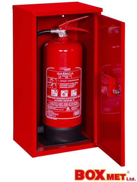 Szafka na gaśnicę 6 kg, zawieszana BX-CABINET6