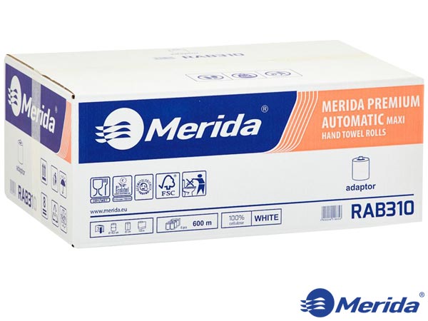 Ręczniki papierowe w roli z adaptorem MERIDA PREMIUM HME-REC-MAXI