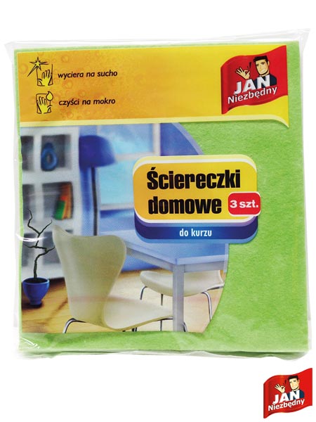 Ścierka domowa do kurzu 3 sztuki (38*40) JAN-SCIE38X40