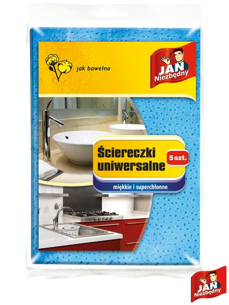 Ściereczki uniwersalne jak bawełna 5 szt JAN-SCIEBAW_5