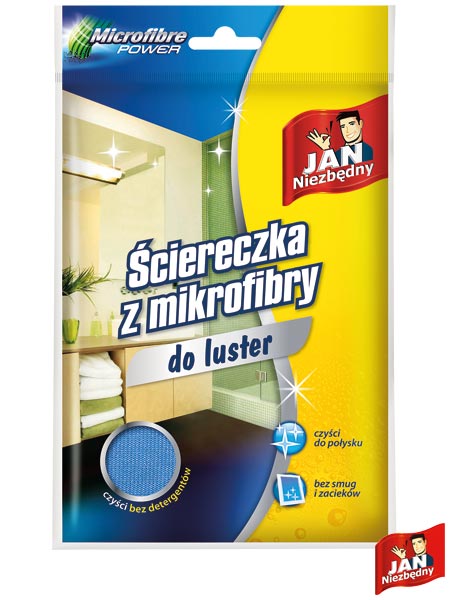 Ścierka z mikrofibry do luster JAN-SCIEM-LUST
