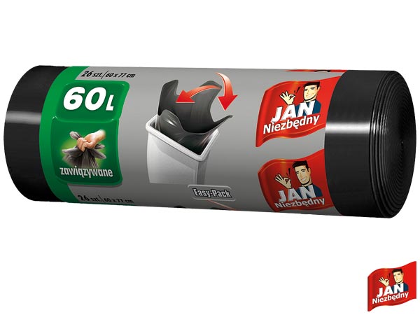 Worki na śmieci HD Easypack JAN-WOR-HD60