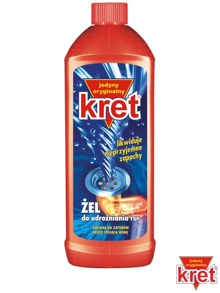 Żel do udrażniania rur 1 kg KRET-ZEL