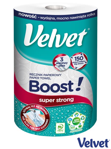 Ręcznik papierowy Velvet Boost VELVET-REC-BOOST