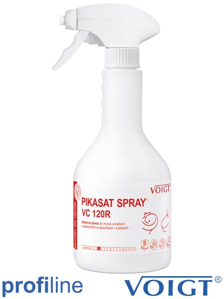 Gotowa piana do mycia urządzeń i powierzchni w łazienkach i toaletach V-PIKASAT-SPRAY