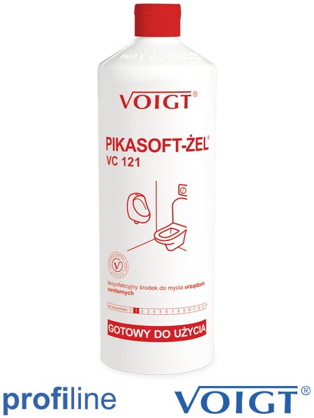 Produkt o właściwościach dezynfekcyjnych PIKASOFT-ŻEL VC 121 V-PIKASOFT-ZEL