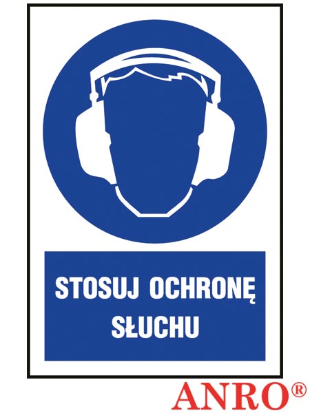 Znak BHP „Stosuj ochronę słuchu” Z-IM003
