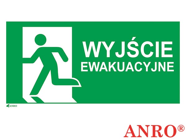 Znak ewakuacyjny „Wyjście ewakuacyjne (łączone) lewe” Z-E001-5