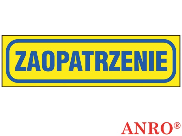 Znak "Zaopatrzenie" ZZ-107