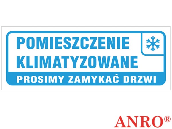 Znak "Pomieszczenie klimatyzowane" ZZ-113