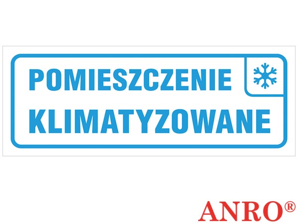 Znak "Pomieszczenie kliamtyzowane" ZZ-114
