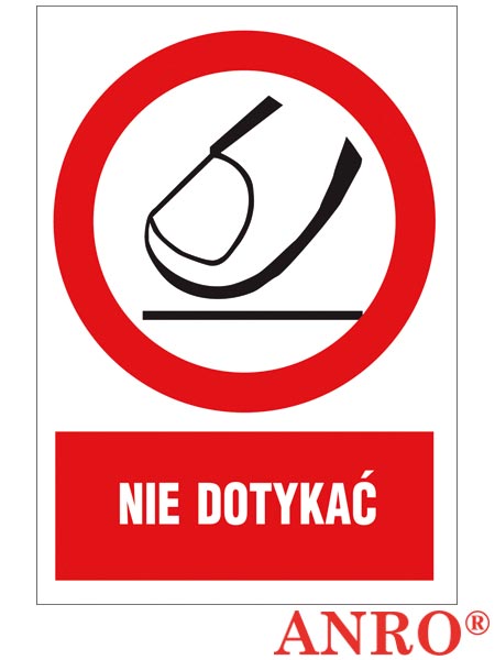 Znak BHP "Nie dotykać" ZZ-11Z-1
