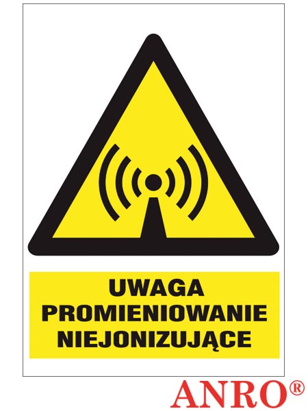 Znak BHP "Promieniowanie jonizujące" ZZ-20O-1