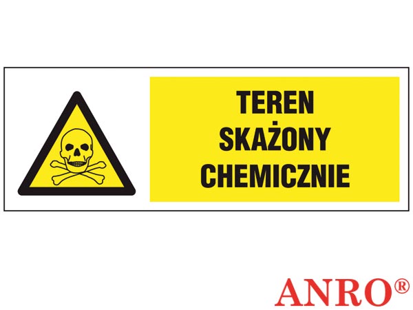 Znak klęski żywiołowe "Teren skażony chemicznie" ZZ-1KL