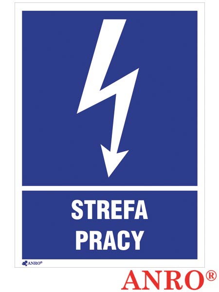 Znak elektryczny "Strefa pracy" ZZ-24EIA