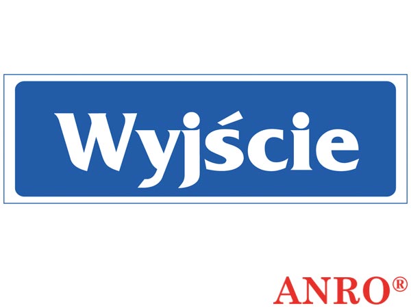 Znak "Wyjście" ZZ-27