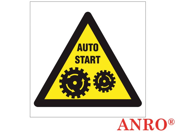 Znak BHP "Uruchamia się automatycznie" ZZ-29O