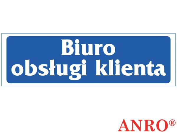 Znak "Biuro obsługi klienta" ZZ-36