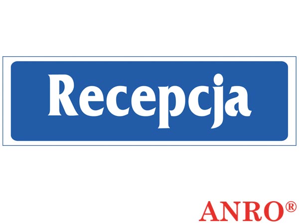 Znak "Recepcja" ZZ-42
